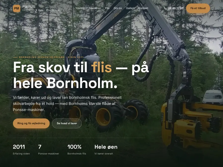 PM Flis - hjemmeside